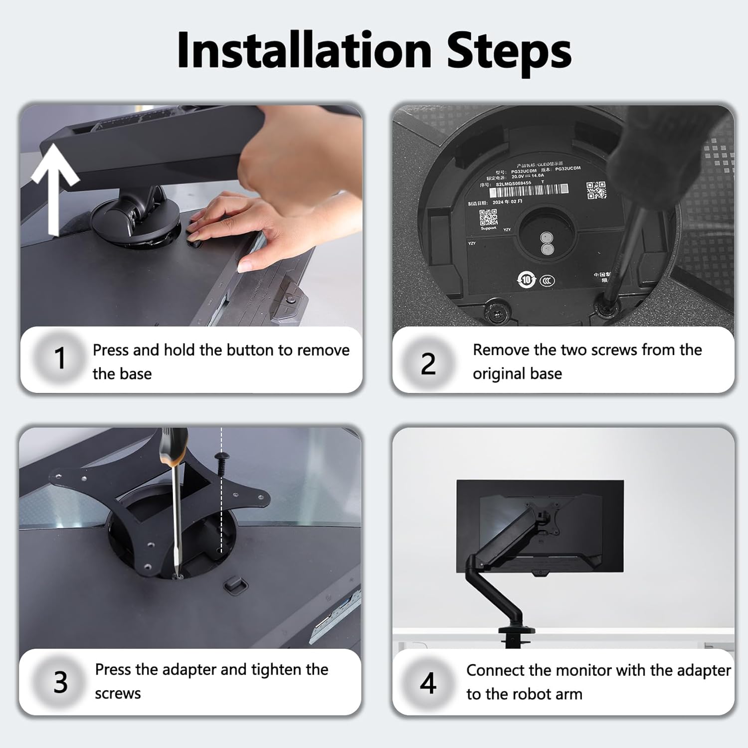 PG32UCDM VESA Mount Adapter Co - огляд і ціна Rtx 3090 24Gb Gddr6X